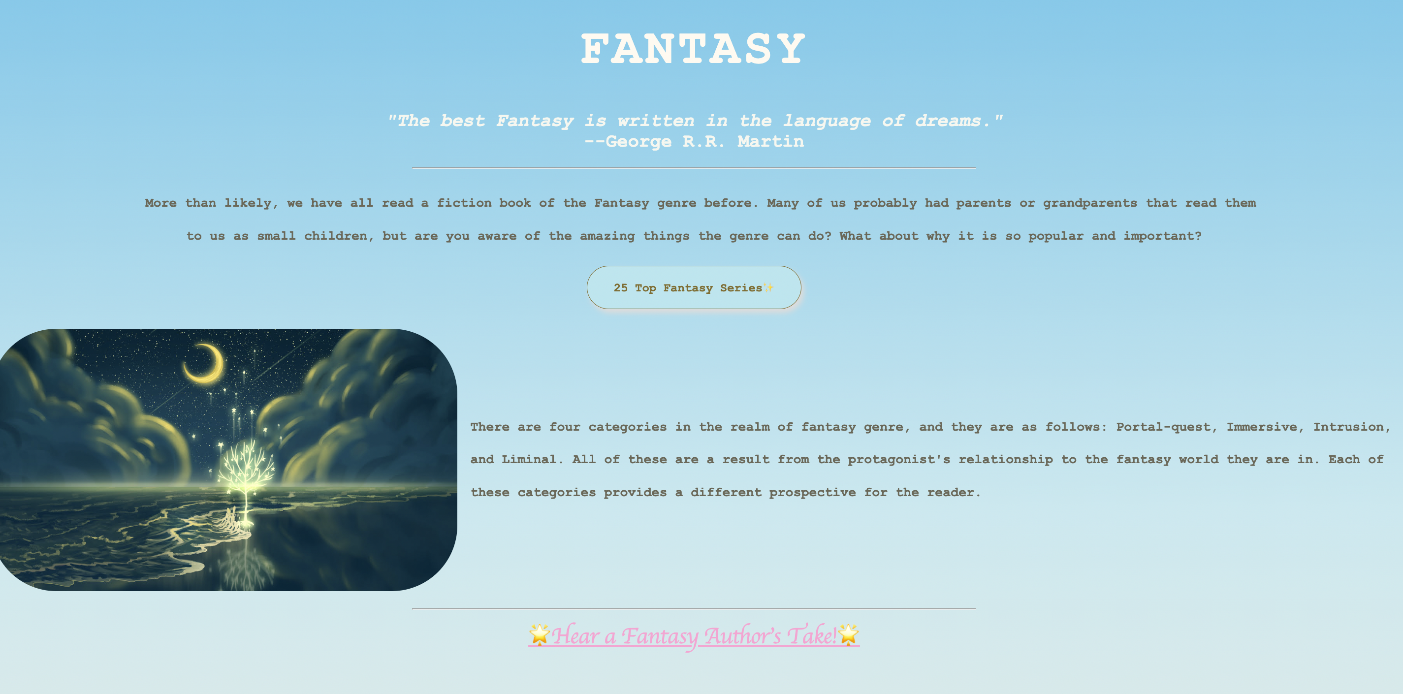 photo of my first landing page